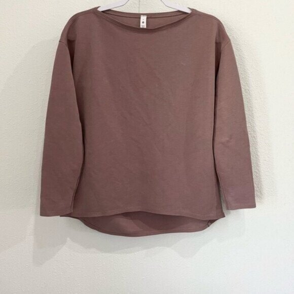 Lululemon Neutral Oversized Soft Top Athleisure Weekend Yoga Lounge Breathable - Picture 2 of 7